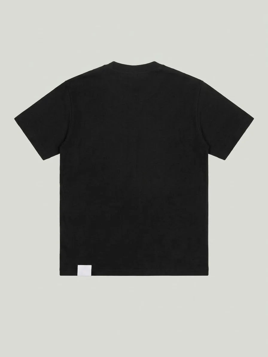 Épure 001 — Zurich Hates You. Black T-shirt, back